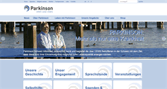 Desktop Screenshot of parkinson.ch