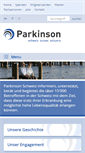 Mobile Screenshot of parkinson.ch